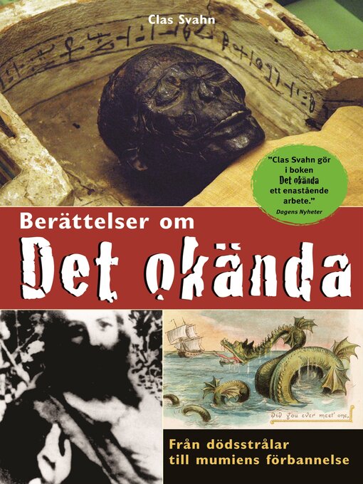 Title details for Berättelser om det okända by Clas Svahn - Available